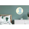 Illustratie - Cowboylaarzen - Patroon Wandcirkel aluminium klein -slaapkamer