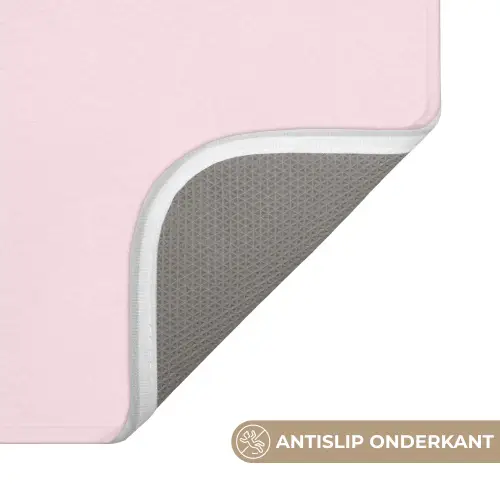 Stippen - Roze - Bliksem Badmat klein -USP_AntislipNL