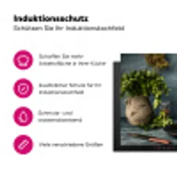 Stilte voor het Koken Inductie beschermer vinyl 3mm klein -zzzzzzz-lf-ups