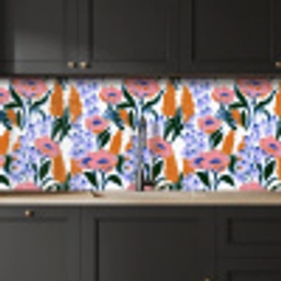 Patroon - Aquarel - Kleurrijk keuken achterwand 2 middel 871 -sfeer1