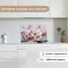 Bloesems - Meeldraden - Geel - Wazig keuken achterwand spatscherm klein -sfeer4_FR