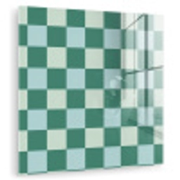 Schaak - Klassiek - Groen plexiglas 5mm klein 11 -zzzproduct_nieuw