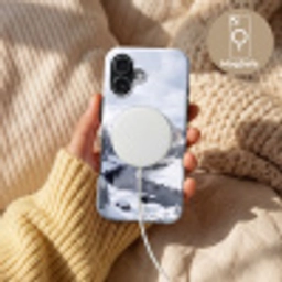 Sneeuwlandschap - Bergen - Rivier - Winter Toughcase MagSafe Apple iPhone 17 klein -USP_MagsafeV