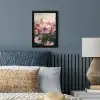 Bloemen - Paars - Wazig fotolijst zwart zonder passe partout klein -sfeer3
