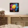 Graffiti - Tennis - Sport - Racket plexiglas 5mm klein -sfeer4