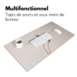 Papaverbollen - Droogbloemen - Minimalistisch - Beige - Rustig Muismat XXL klein -zsfeer4_frans
