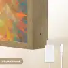 Tijger - Dieren - Olieverf - Kunst Light Box met batterij (Wandlamp) middel -USP_websiteoplaadbaarNL