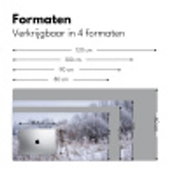 Schermbloem - Rijp - Kristallen - Winter - Delicaat Muismat XXL klein -sfeer5
