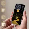 Rivier - Goud - Maan - Vogels Telefoonhoesje iPhone 17 Pro klein -sfeer3_NL