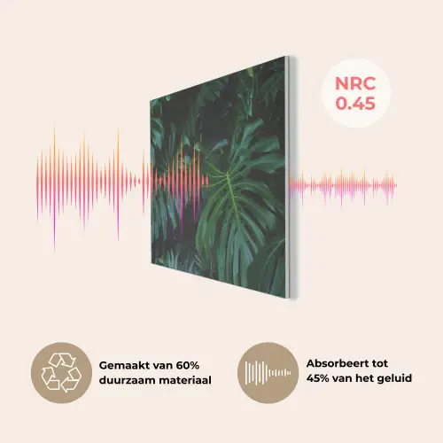 Monstera - Bladeren - Tropisch - Jungle PET vilt klein -USP_NL