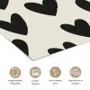 Hartjes - Zwart - Beige poster papier klein -closeup_NL