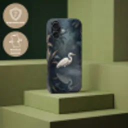 Reiger - Water - Natuur - Modern - Wit Toughcase MagSafe Apple iPhone 17 klein -USP_PrintM_NL