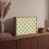 Klassiek - Waaier - Groen Light Box met batterij (Wandlamp) middel 907 -sfeer2