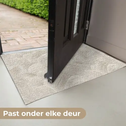 Lijnen - Waaier - Beige Deurmat klein 898 -USP_NL