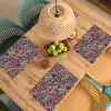 Spat - Abstract - Waterverf - Multi Placemat vinyl groot 368 -zzsfeer5_Kitchenyeah-website