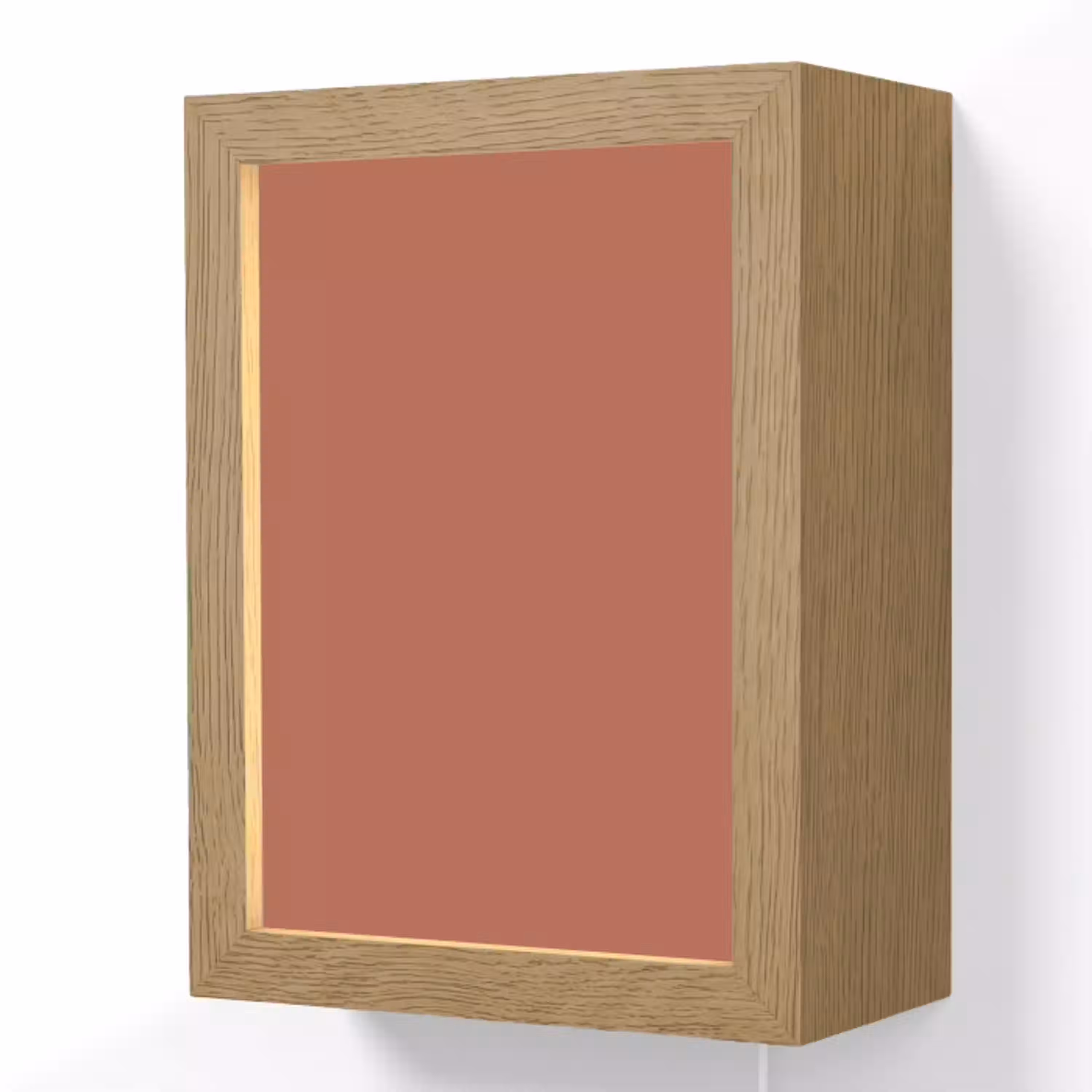 Copperhead - Oranje - Bruin Light Box met kabel (Wandlamp) klein 929 -3d