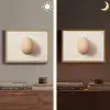 Ei - Beige - Ovaal - Egaal Light Box met batterij (Wandlamp) middel -sfeer3