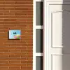 Gekleurde tulpen lucht - Modern Naambord Rechthoek middel -sfeer3-rechthoek-S