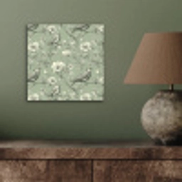 Klassiek - Botanisch - Groen aluminium wit klein 46 -sfeer2