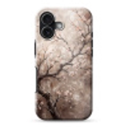 Bloesem - Takken - Schilderij - Beige - Serene Toughcase MagSafe Apple iPhone 17 klein -3d