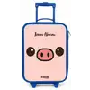 Kawai - Varken - Roze Kinderkoffer - Blauw klein -zz3dotto