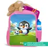 Penalty pinguïn Kinderrugzak - Roze middel -inhoud_NL