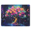 Boom - Bloemen - Magisch - Gekleurde muismat rubber klein -3d