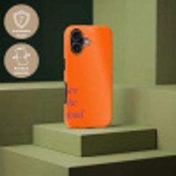 See te good - Paars - Oranje Toughcase MagSafe Apple iPhone 17 klein -USP_PrintM_DE