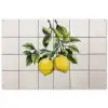 Citroen - Decoratie - Keramiek - Takken tuinposter los doek groot -3d