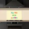 Hartje -  Moeder - Tekst - Kleurrijk keuken achterwand spatscherm klein -sfeer1