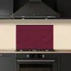 Bladeren - Patroon - Paars keuken achterwand spatscherm klein 900 -sfeer1