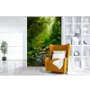Jungle - Water - Bladeren - Zon - Natuur fotobehang vinyl groot -stoel