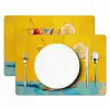Glazen - Cocktail - Citroen - Kers Placemat vinyl groot -zzsfeer2_Kitchenyeah-website