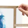 Dolfijn - Water - Blauw Light Box met batterij (Wandlamp kind) middel -USP_websiteprintNL