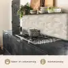 Lijnen - Waaier - Beige keuken achterwand 2 middel 871 -usp_NL