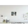 Bos - Winter - Bomen - Natuur - Pad - Sneeuw textielposter latten blank klein -kinderkamer