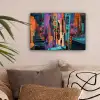 Abstract - Figuren - Kleurrijk canvas 2cm klein -sfeer1