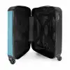 Vrolijke olifant kijkt door gescheurde achtergrond NBS - Handbagage koffer - Kinderen Unisex middel -binnenkant