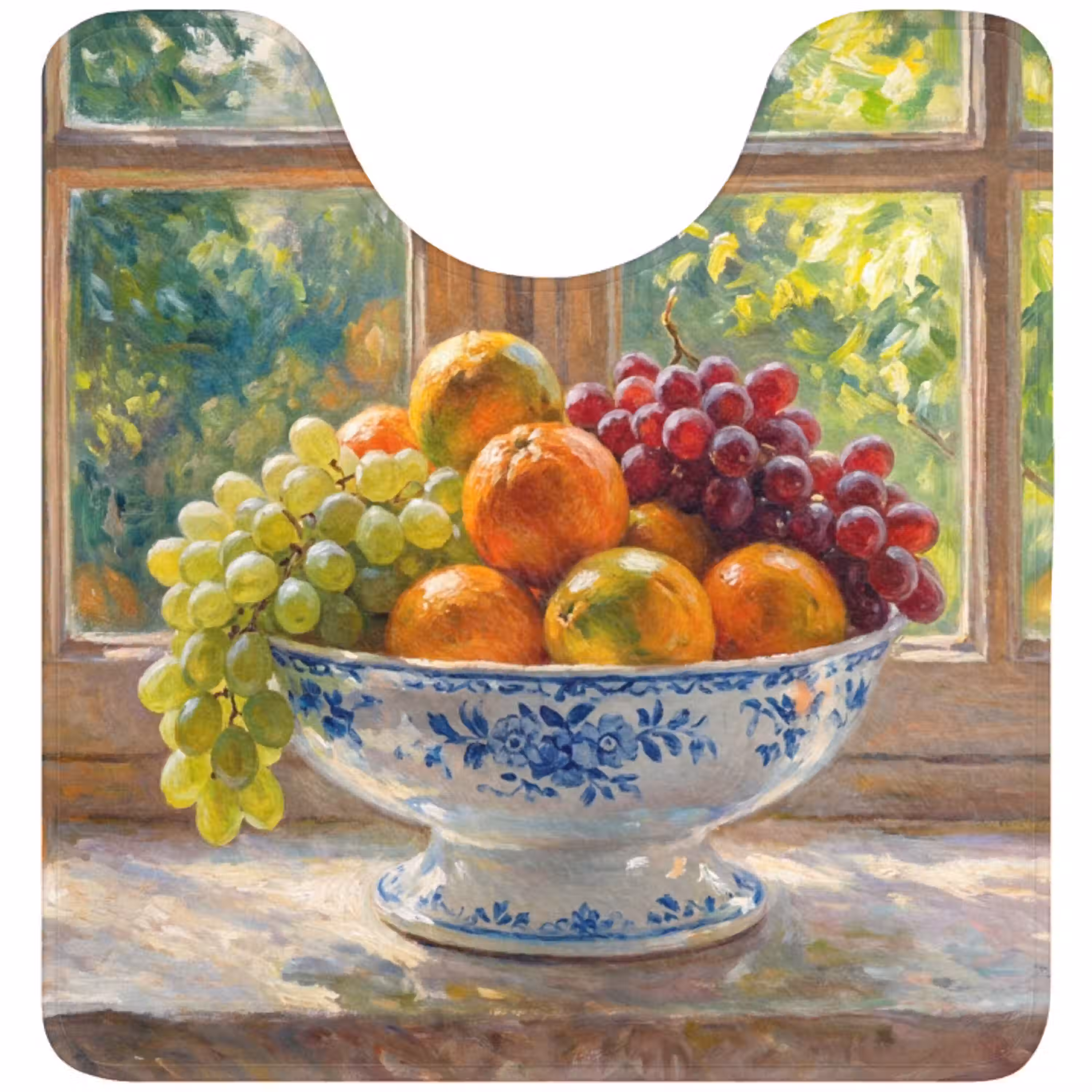 Fruit - Vensterbank - Natuur WCmat U-uitsnede middel -3d