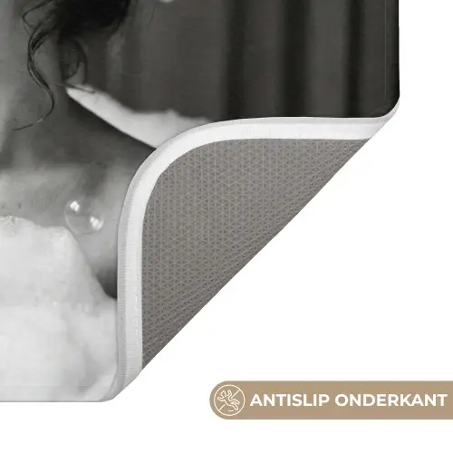 Bad - Bubbels - Zwart - Wit WCmat klein -USP_AntislipNL