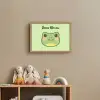 Kikker - Groen - Gezichtje Light Box met batterij (Wandlamp kind) middel -sfeer2_kind
