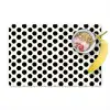 Klassiek - Stippen - Zwart Placemat vinyl groot 368 -zzzproduct_Kitchenyeah-website