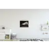 Paarden - Zwart - Wit - Kudde textielposter latten blank klein -kinderkamer
