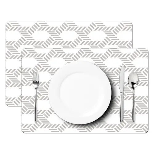 Grafisch - Patroon - Modern -  Opvallend - Begrensd Placemat vinyl groot 368 -zzsfeer2_Kitchenyeah-website
