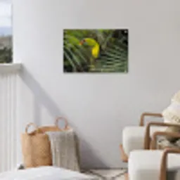 Close-up van een etende toekan tuinposter los doek klein -sfeer8