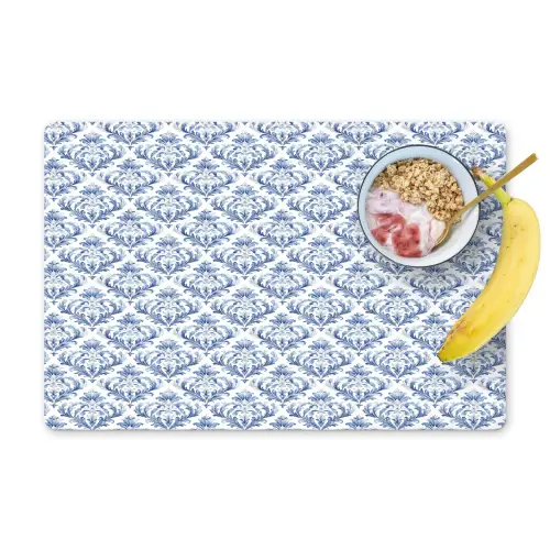 Frans - Citroen - Royaal  - Blauw - Wit Placemat vinyl groot 368 -zzzproduct_Kitchenyeah-website