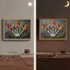 Lepels - Wit - Poeder - Kruiden Light Box met batterij (Wandlamp) middel -sfeer3