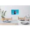 Ananas - Regenboog - Blauw - Popart Muursticker klein -eettafel