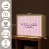 Paars - Strepen - You're doing great - Schaduw Light Box met batterij (Wandlamp) middel -USP_websiteoverzichtNL