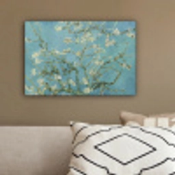 Van Gogh - Amandelbloesem - Oude meesters - Kunst - Vintage canvas 2cm klein -sfeer3